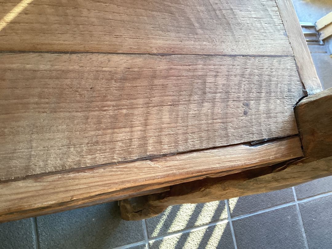 木製3段ラック アンティーク風