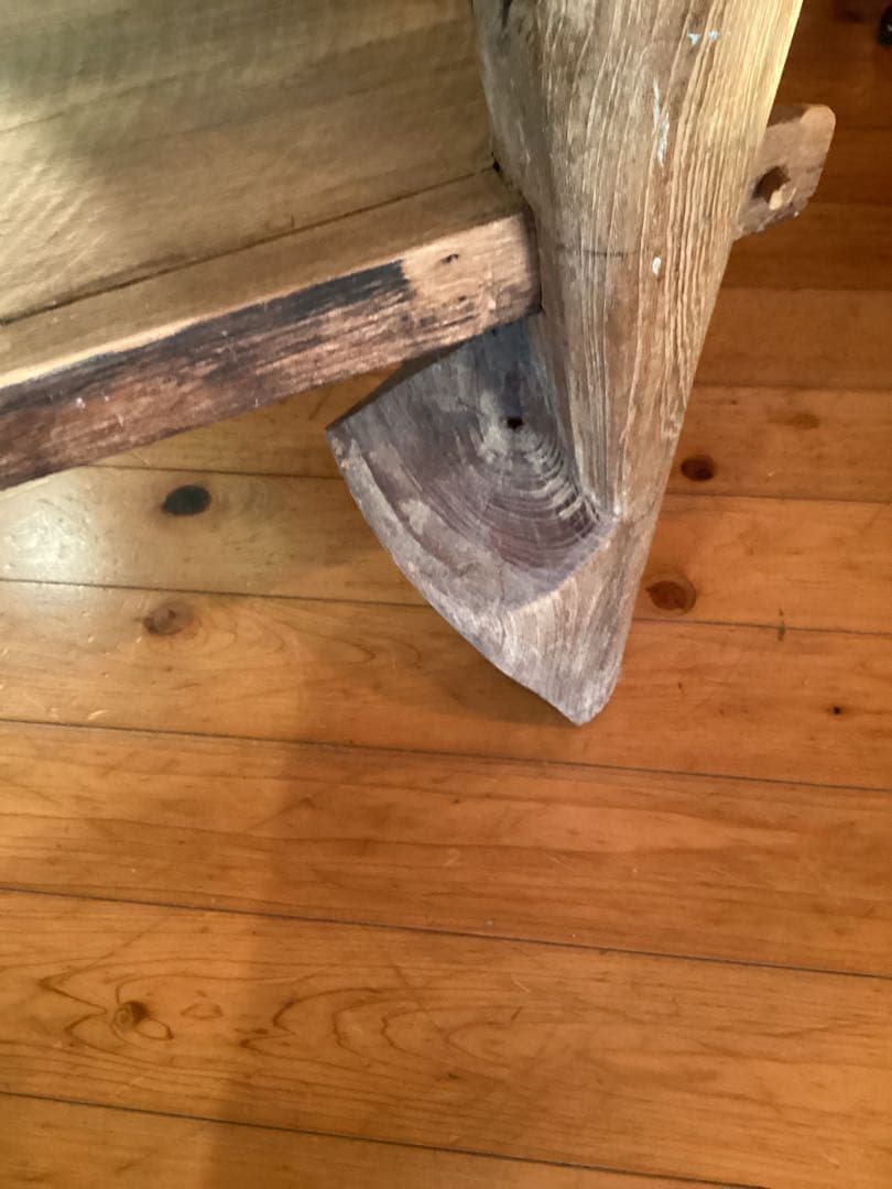 木製3段ラック アンティーク風