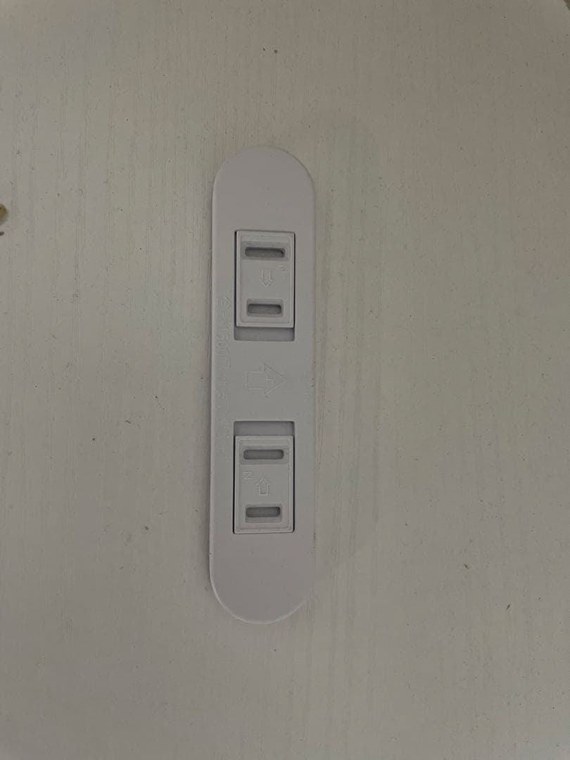 ホワイト シングルベッドフレーム コンセント付き