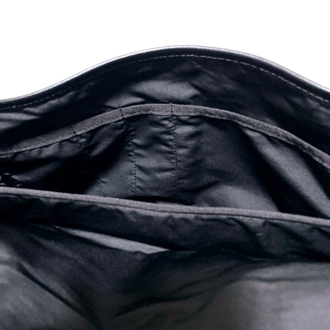 【美品】ポロ ラルフローレン メッセンジャーバッグ ショルダー 黒