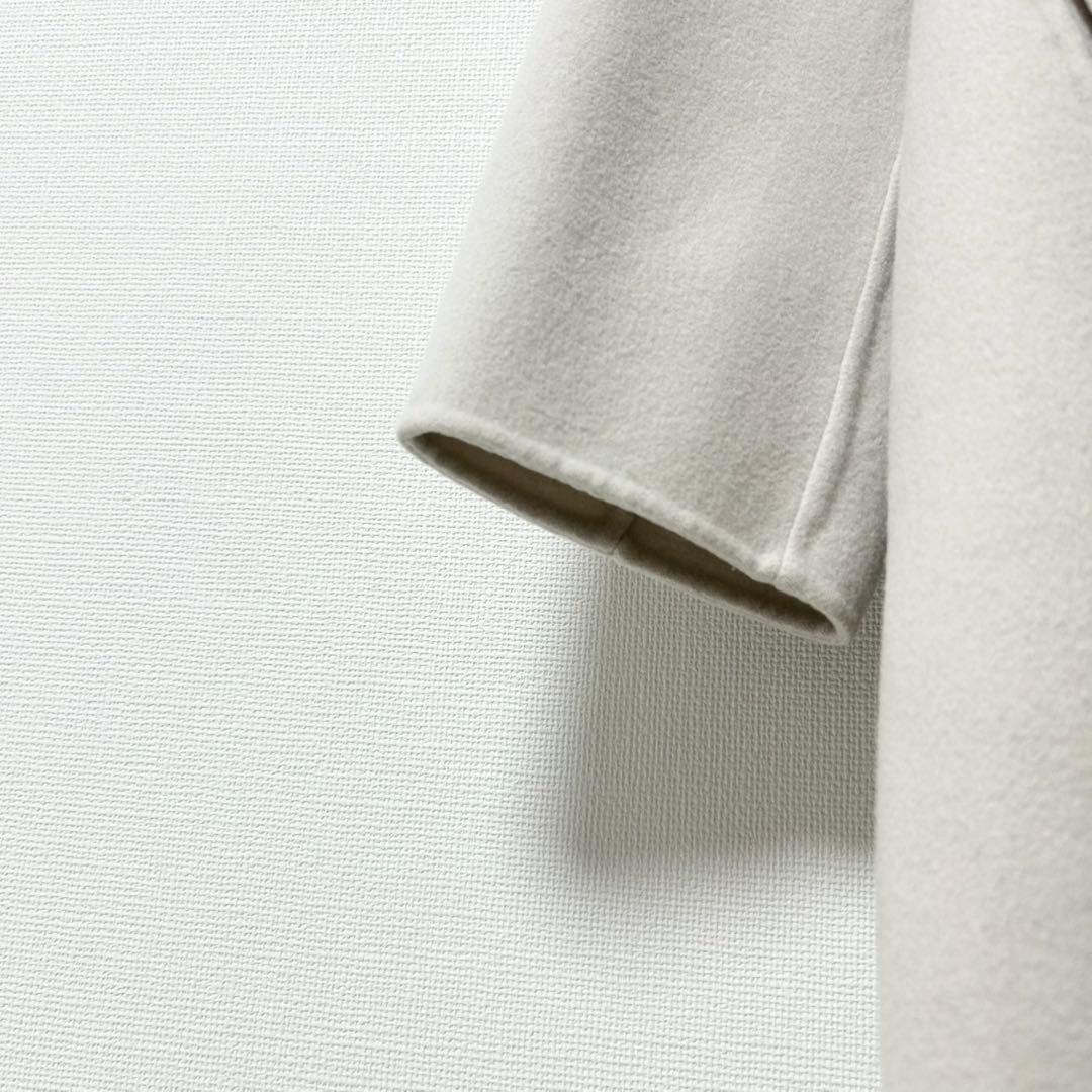 GALERIE VIE ライトメルトン チェスターコート　ライトベージュ　34