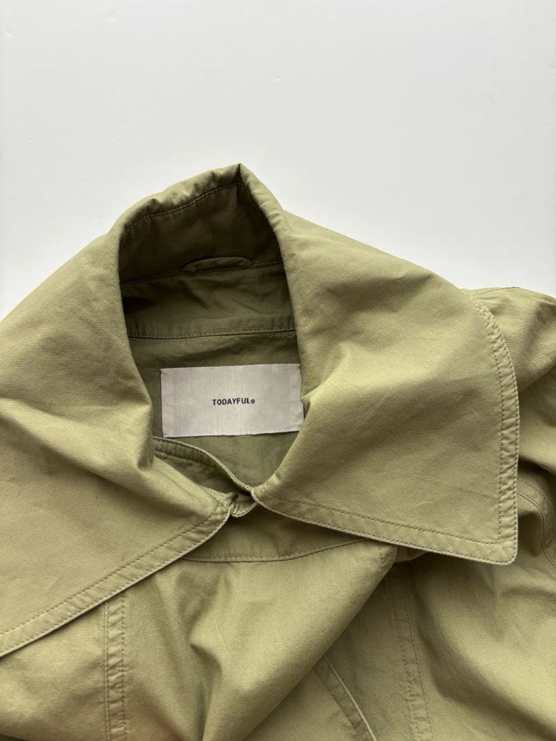新品未使用 todayful タックオーバートレンチコート