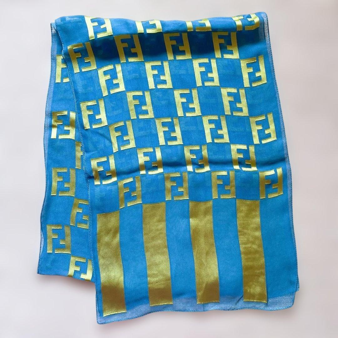 FENDI フェンディ ロング スカーフ ストール