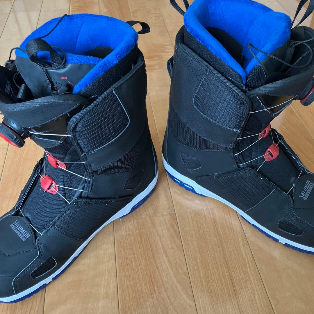 Salomon スノーボードブーツ ブラック/ブルー