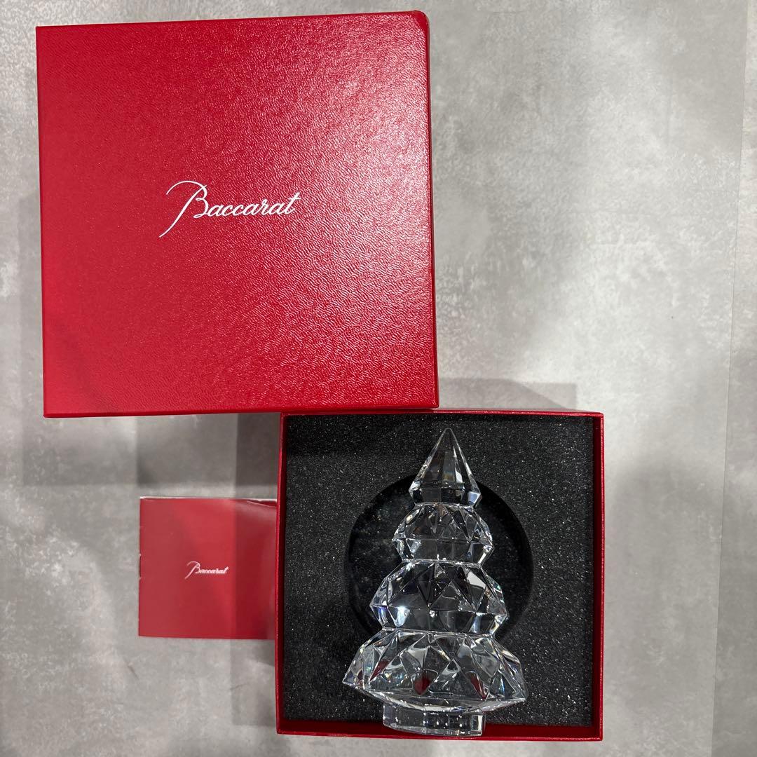 【新品未使用】バカラ　クリスマスツリー