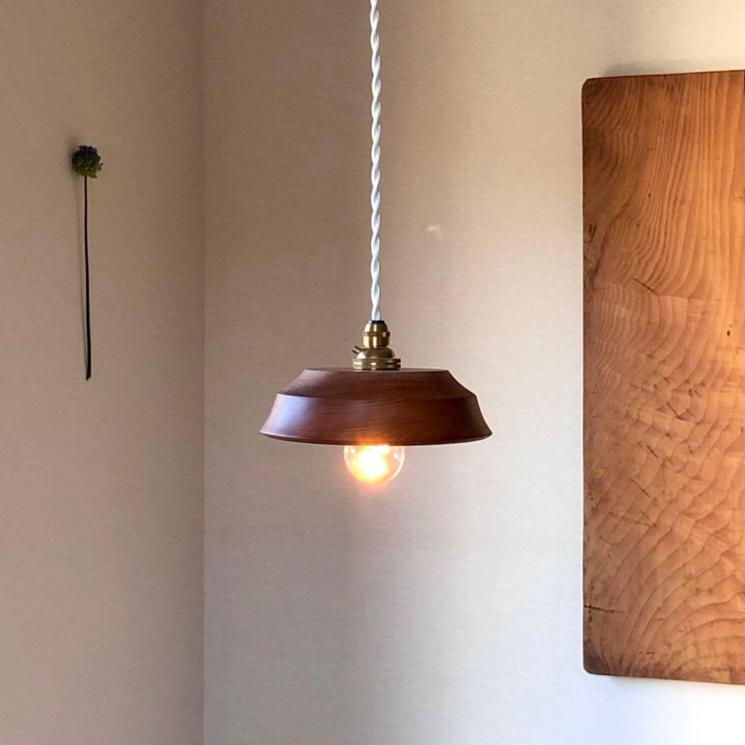 【SALE】古材ペンダントライト 木製ランプシェード 古道具 古家具 ビンテージ