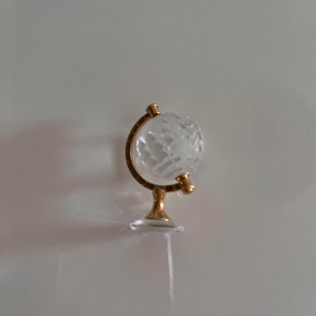 スワロフスキー Swarovski 2005年 廃盤品 『地球儀, Gold』