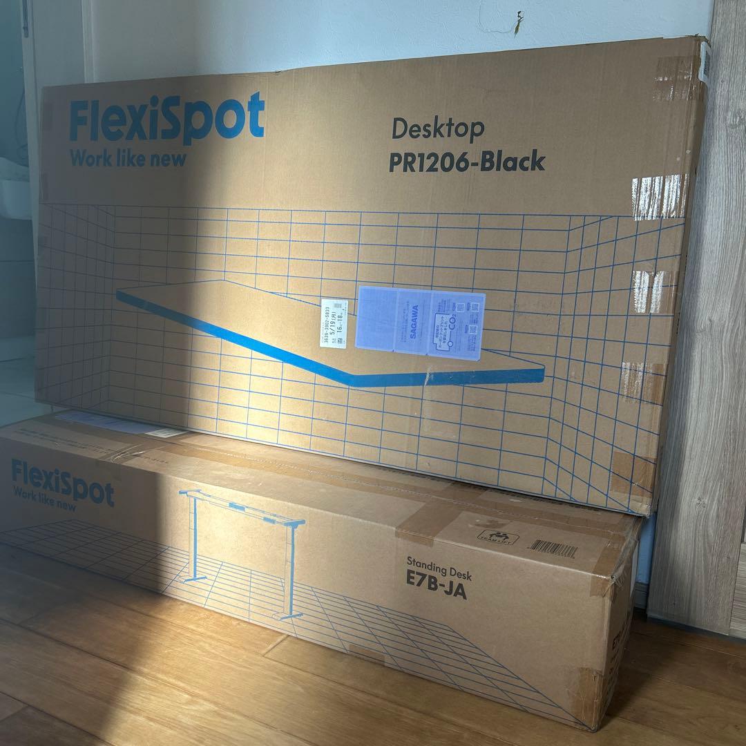 FLEXISPOT E7B 電動式昇降デスク◡̈♡