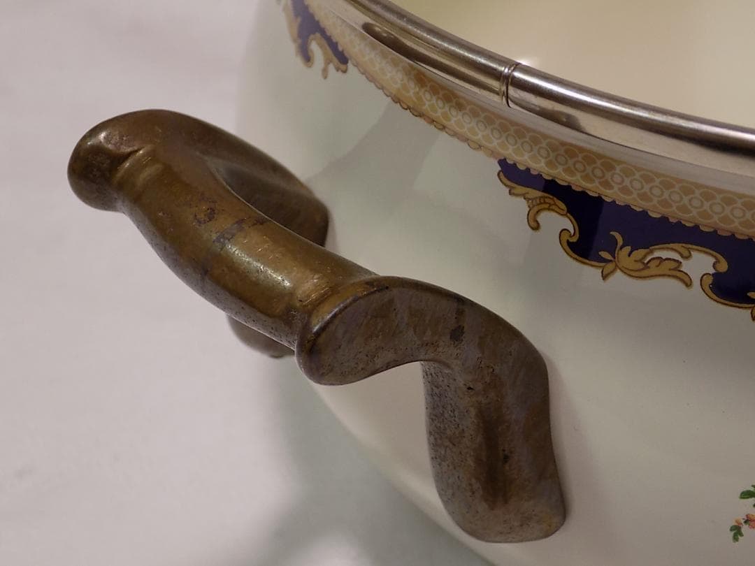 ASTA WEST GERMANY 1970年代のホーロー両手鍋　新品未使用