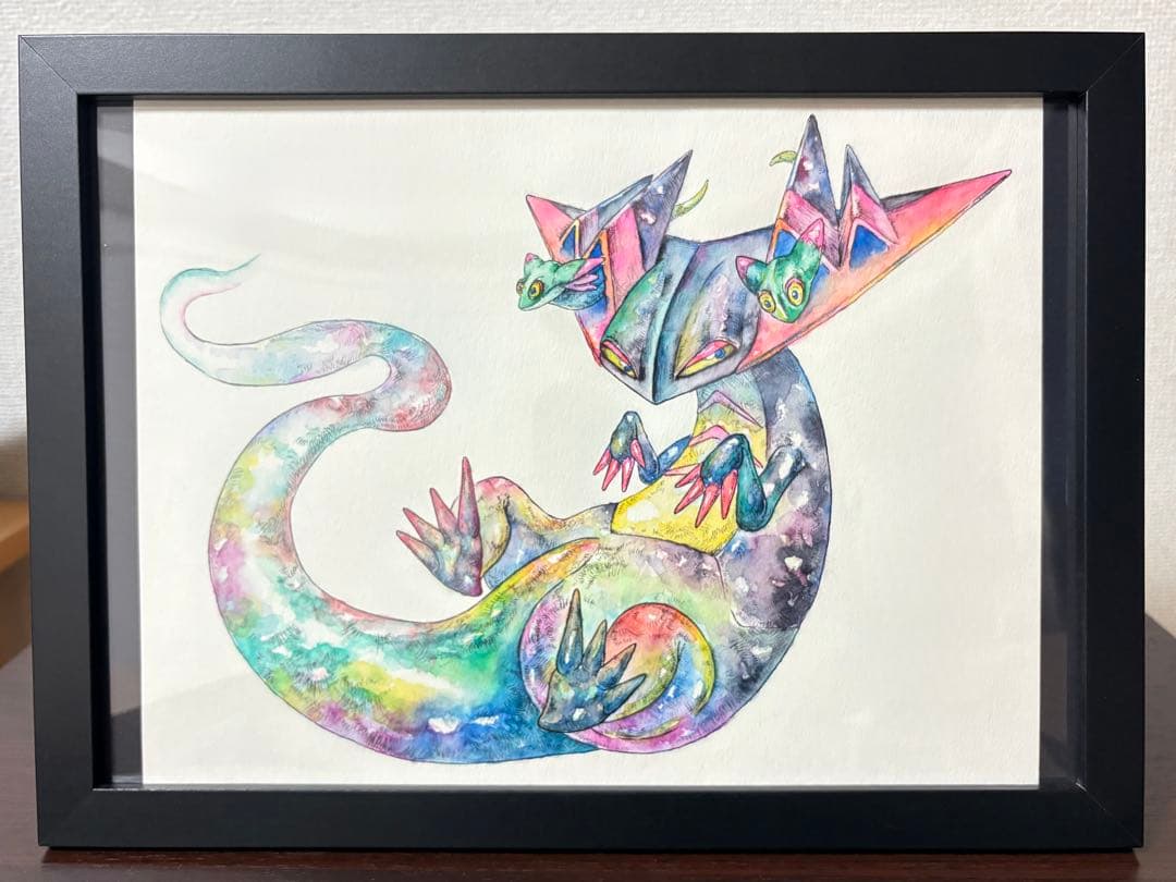 ポケモン ドラパルト 手描き イラスト A4大サイズ