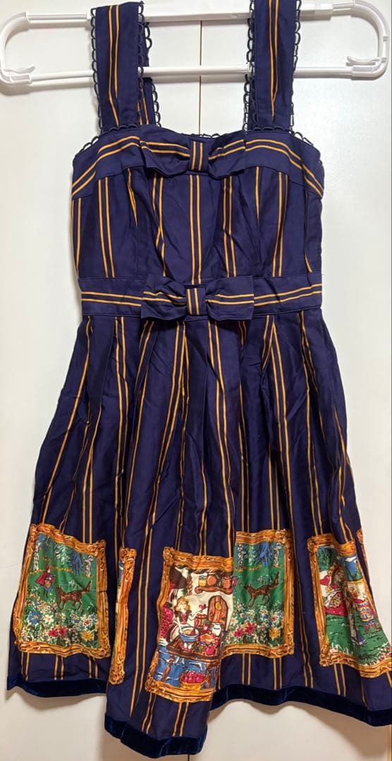 エミリーテンプルキュート　童話柄　jsk 青