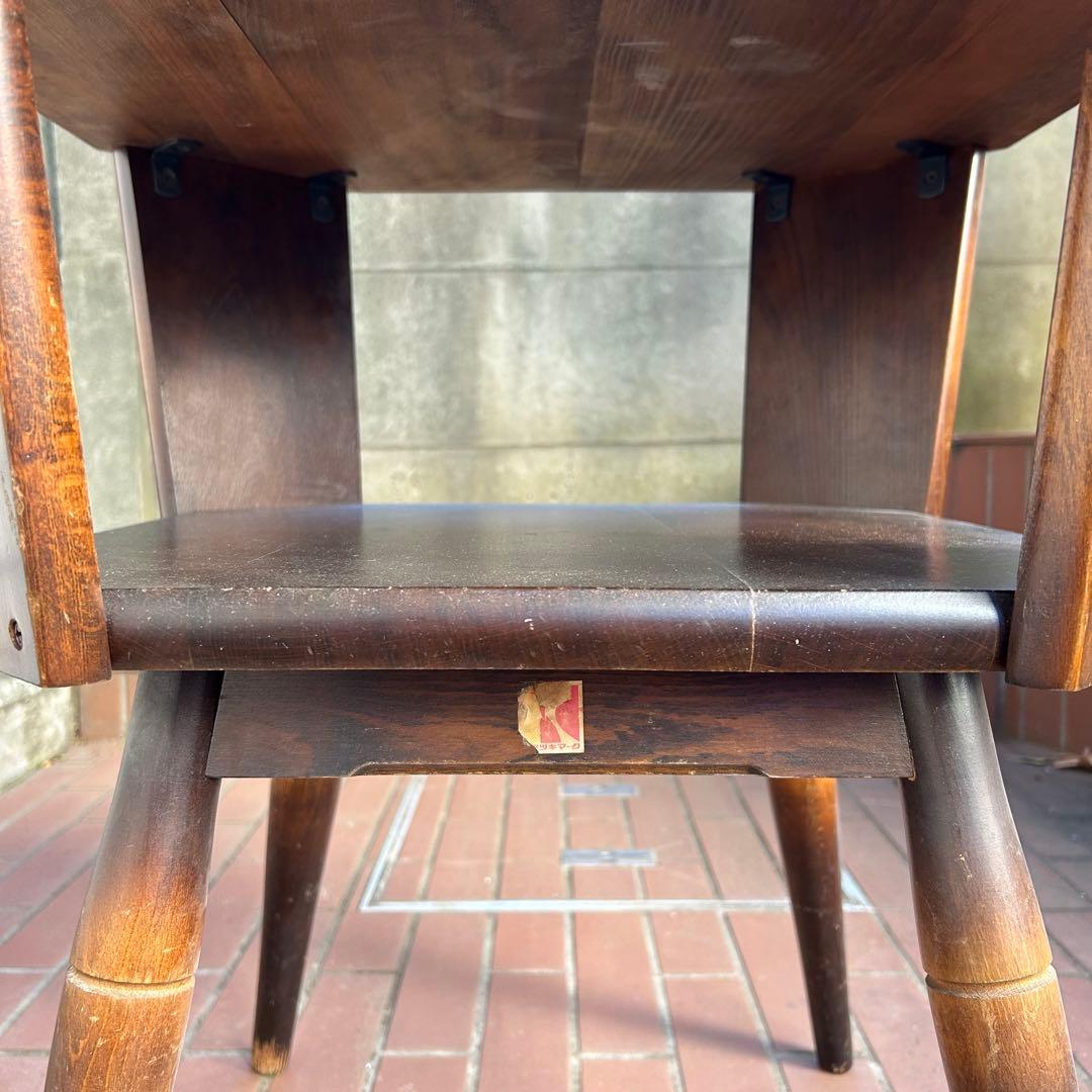 飛騨産業 キツツキマーク octagon table カフェテーブル