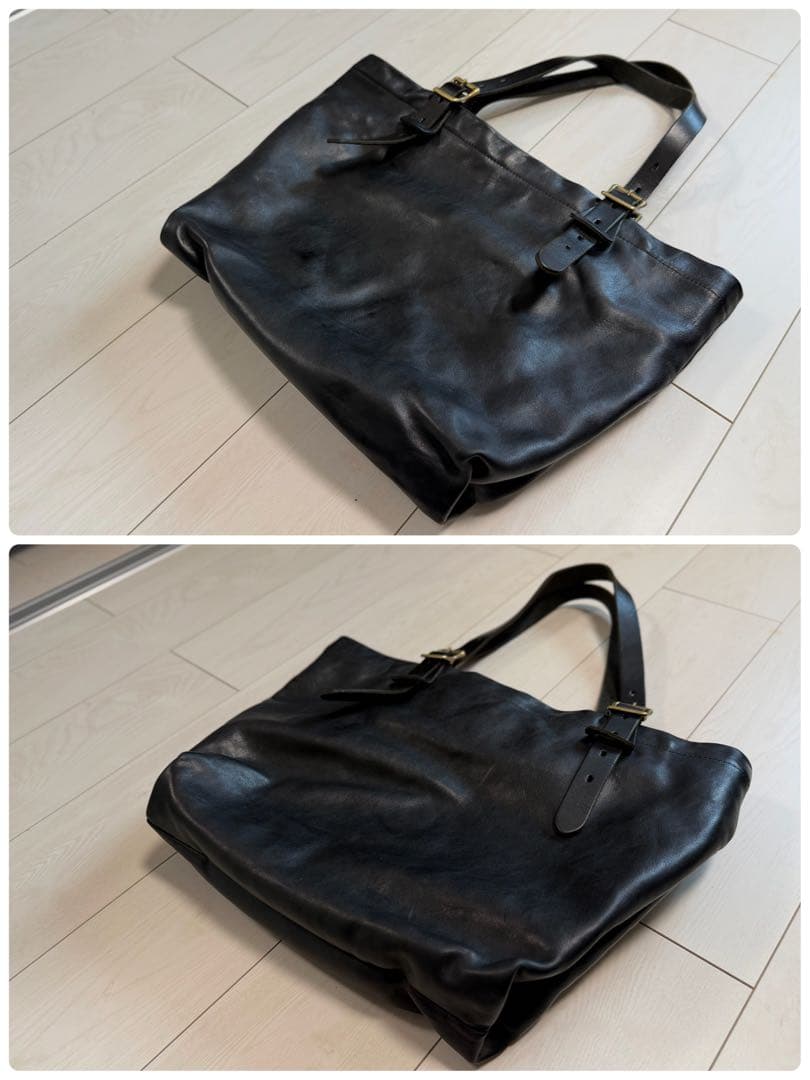 【SLOW】 スロウ rubono ルボーノ トートバッグ 本革レザー ブラック