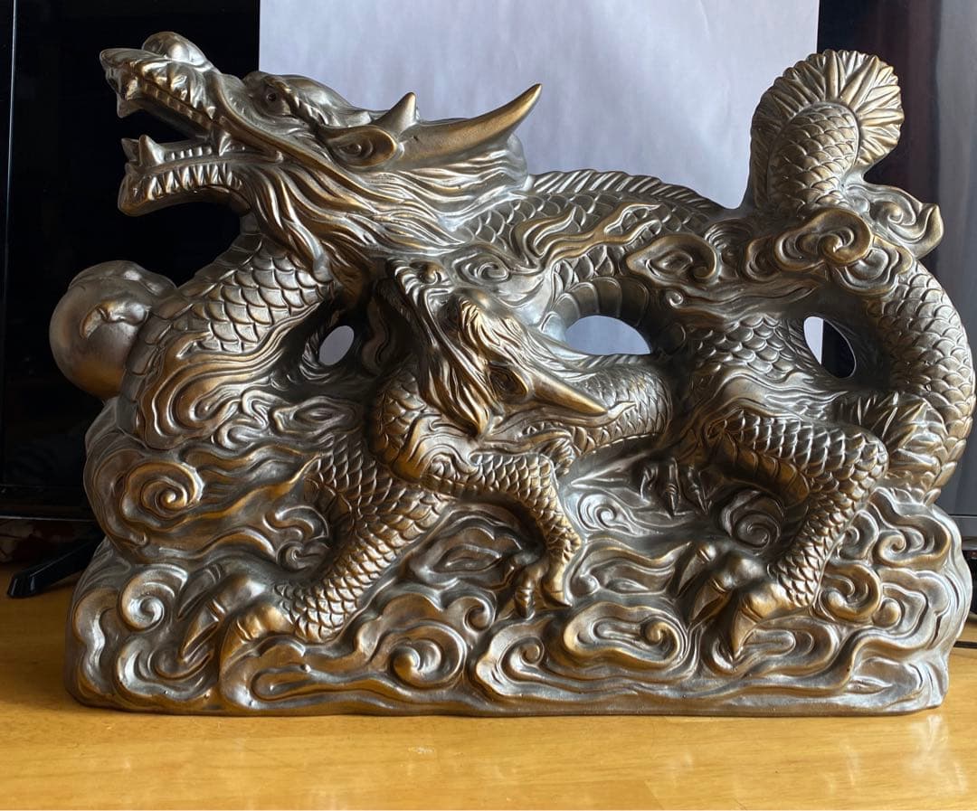 たつ　龍　常滑焼　置物　干支　日本製