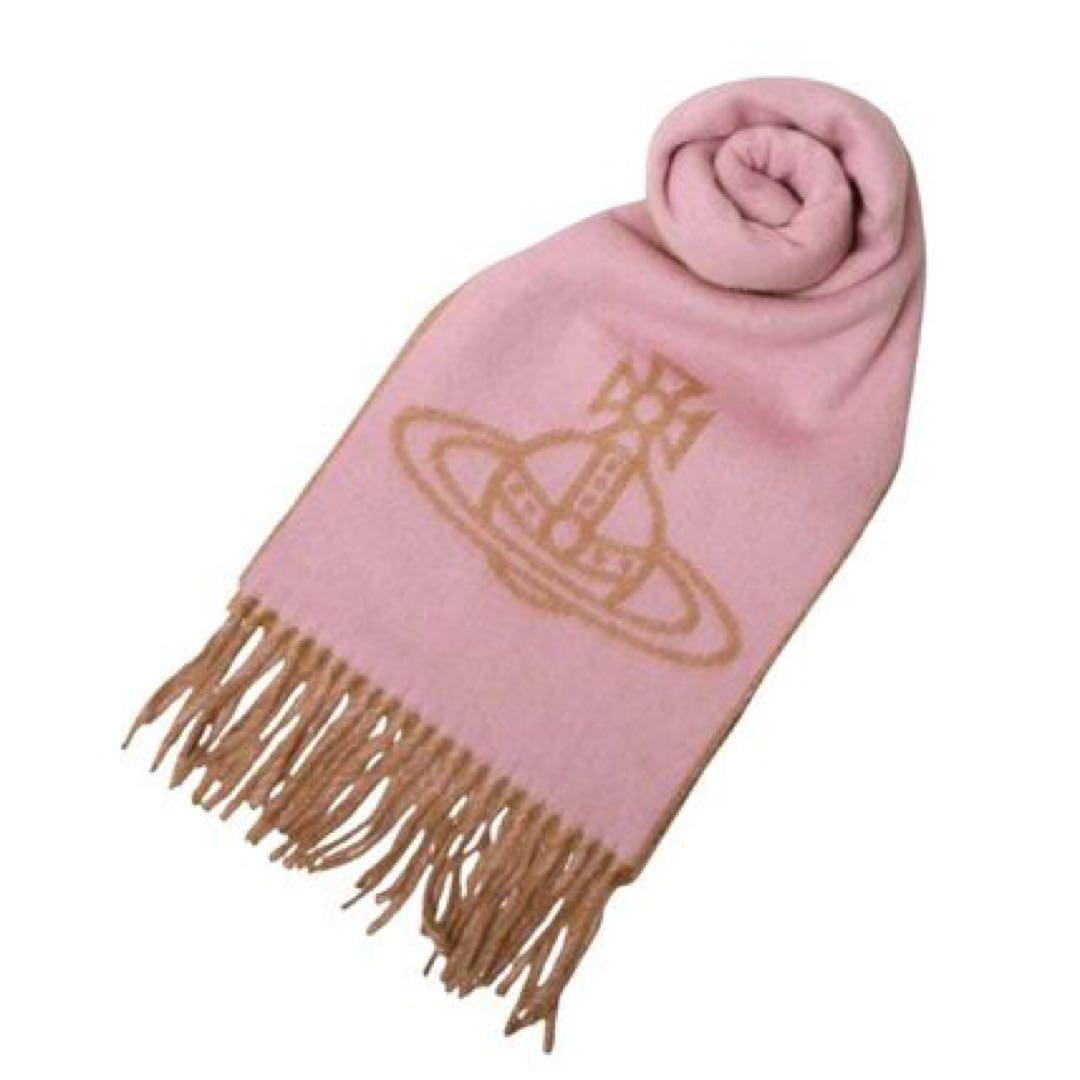 ヴィヴィアン ウエストウッド マフラー ピンク