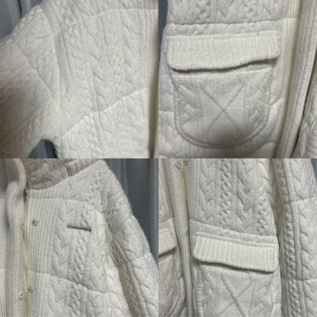 ジャケット・アウター ANDMARY Mary quilting knit shape jacket