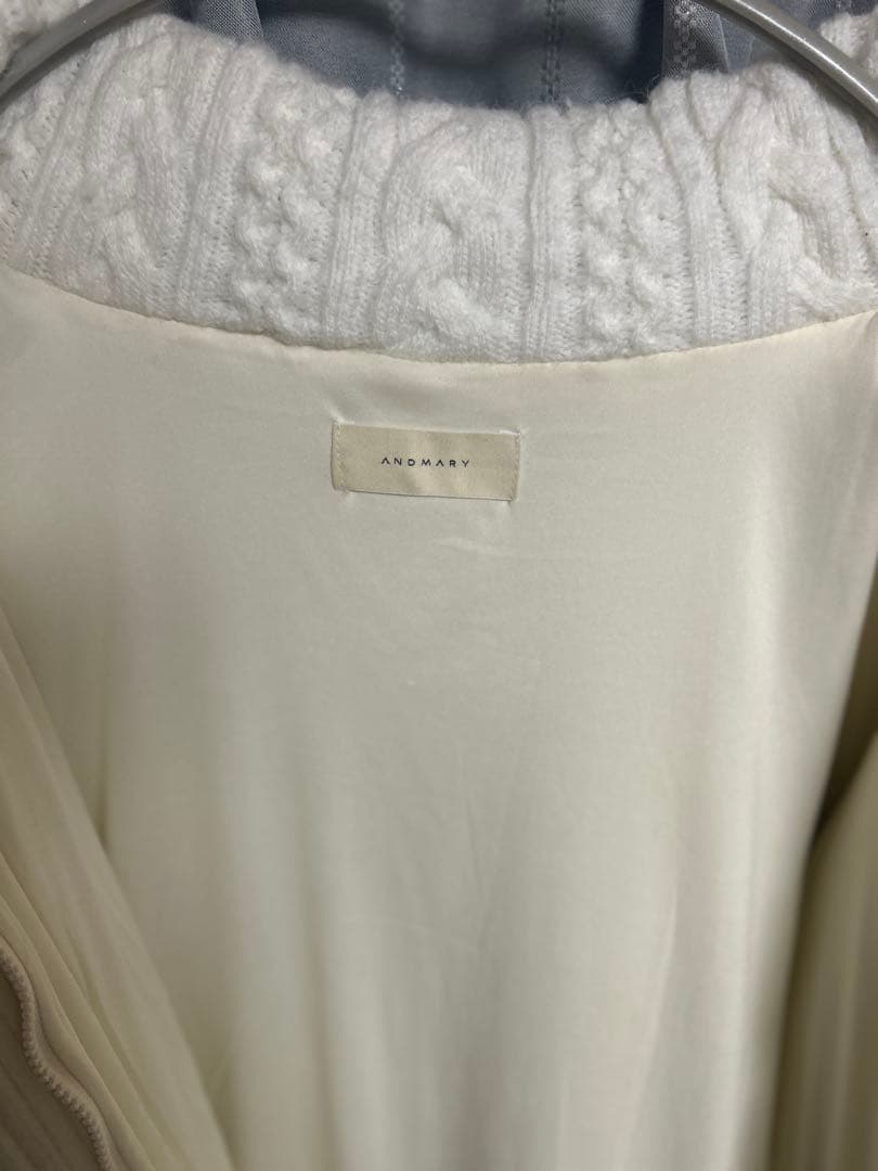 ジャケット・アウター ANDMARY Mary quilting knit shape jacket