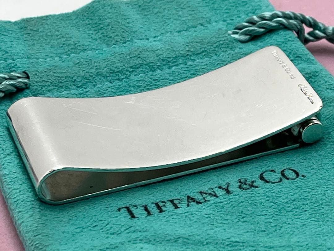 h292 超希少　ティファニー　マネークリップ　ローラー　シルバー　925