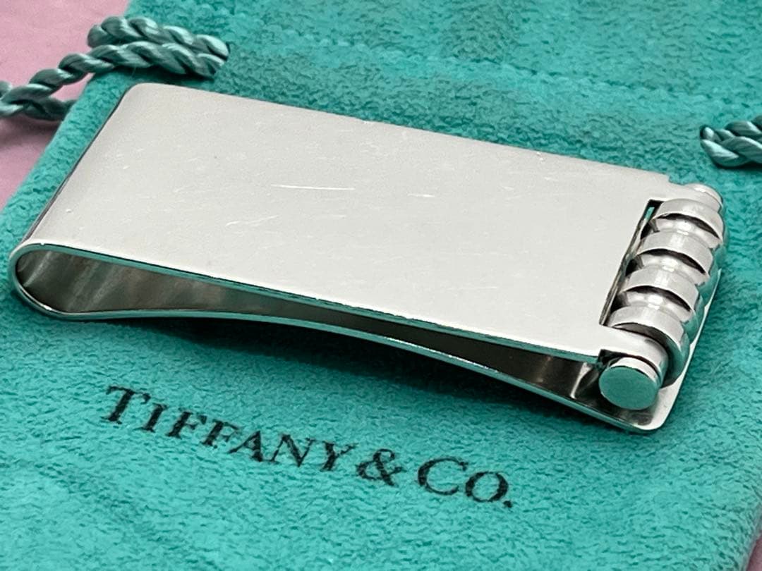 h292 超希少　ティファニー　マネークリップ　ローラー　シルバー　925