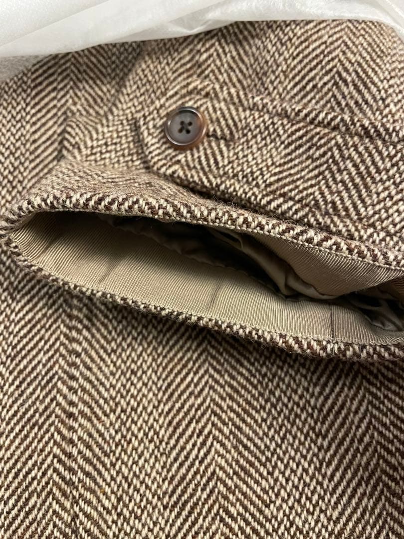 【一枚袖】Polo by Ralph Lauren バルマカーンコート ツイード