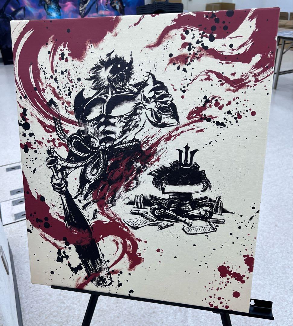 松*ル様 マジック：ザ・ギャザリング 悪魔の教示者　 マジック大戦祭　キャンバス