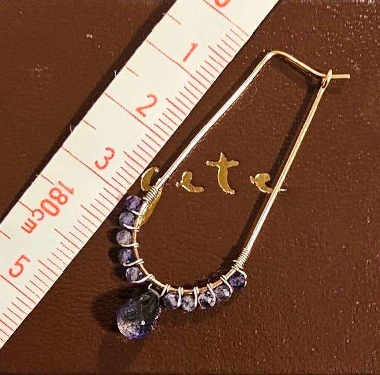 Eva Hanusova for agete アメジストピアス