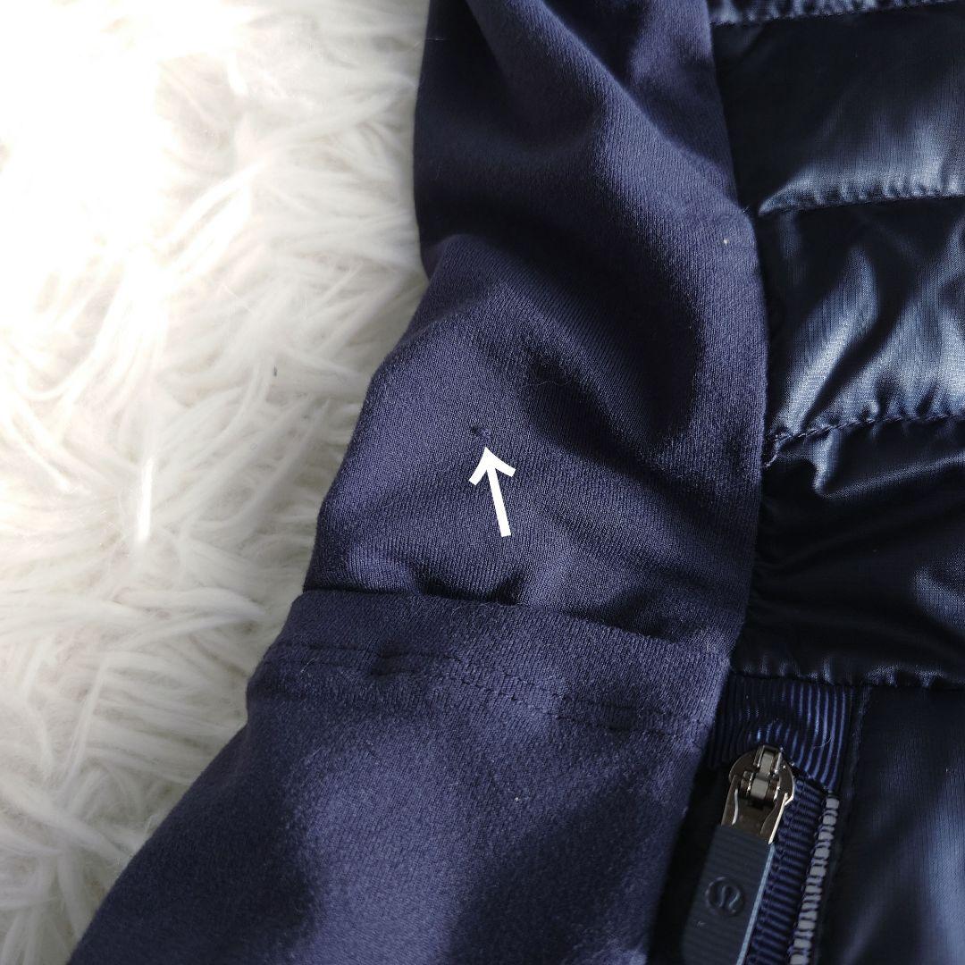 Lululemon ルルレモン 軽量 スリム ダウンベスト 紺 4 グース