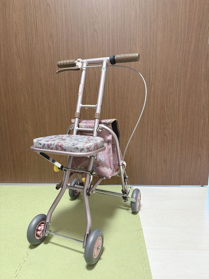 新品同様　幸和製作所　シルバーカー　プチカ SICP01　フラワー