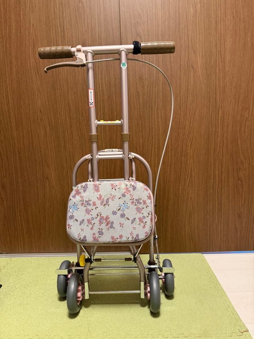 新品同様　幸和製作所　シルバーカー　プチカ SICP01　フラワー