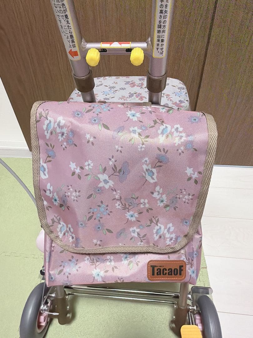 新品同様　幸和製作所　シルバーカー　プチカ SICP01　フラワー