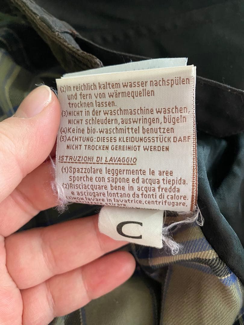 Belstaff オイルドジャケット 黒ブラウン 4ポケット