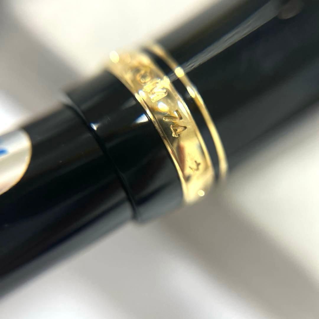 【14Kペン先】パイロット カスタム74 中字M ブラック×ゴールド
