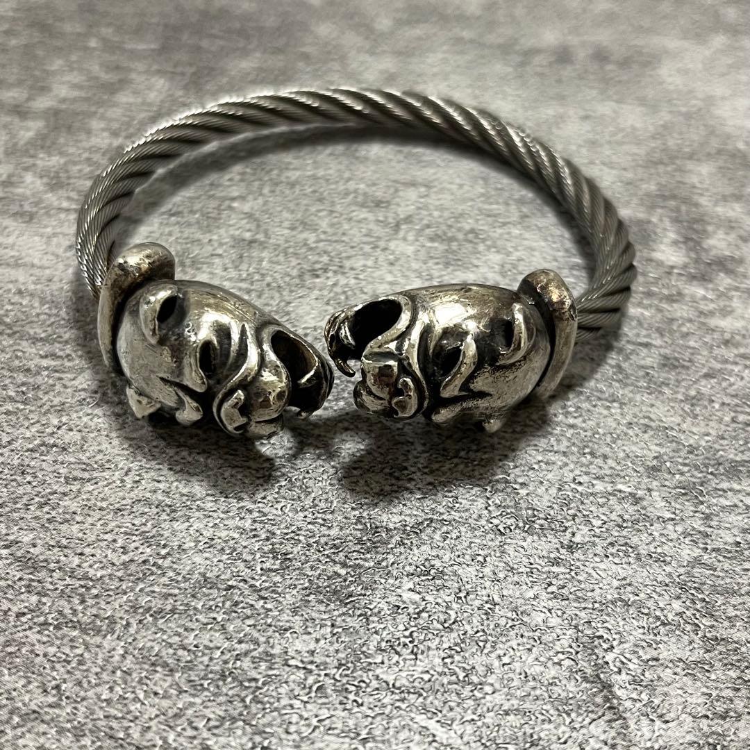 vintage ブルドッグ　バングル