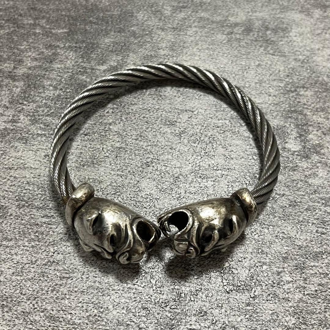 vintage ブルドッグ　バングル