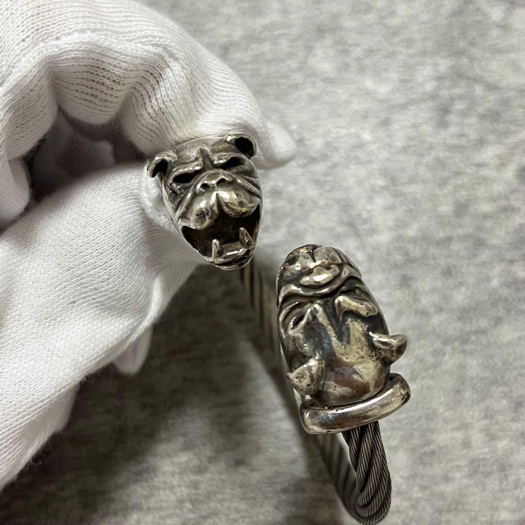 vintage ブルドッグ　バングル