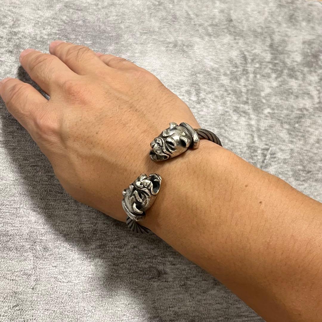 vintage ブルドッグ　バングル