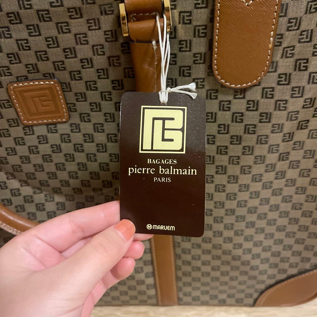 昭和当時物　ヴィンテージ　ピエールバルマン　新品未使用　希少レア　ボストンバッグ