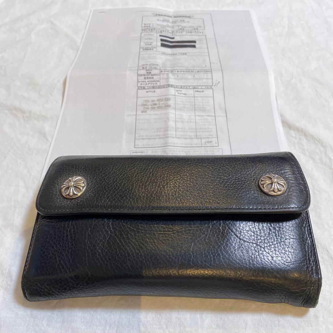 【クロムハーツ銀座店で購入♪】財布　WAVE クロムハーツ　長財布
