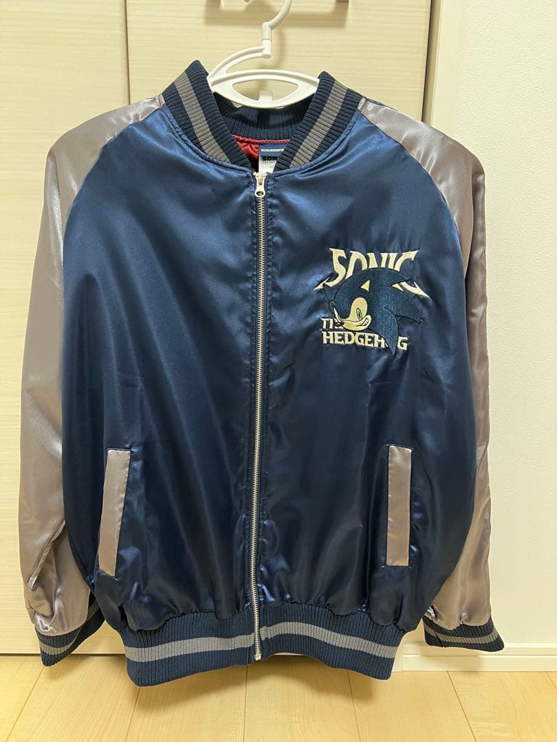 【即決に切替】コスパCOSPA　ソニック・ザ・ヘッジホッグ スカジャン Ｌ