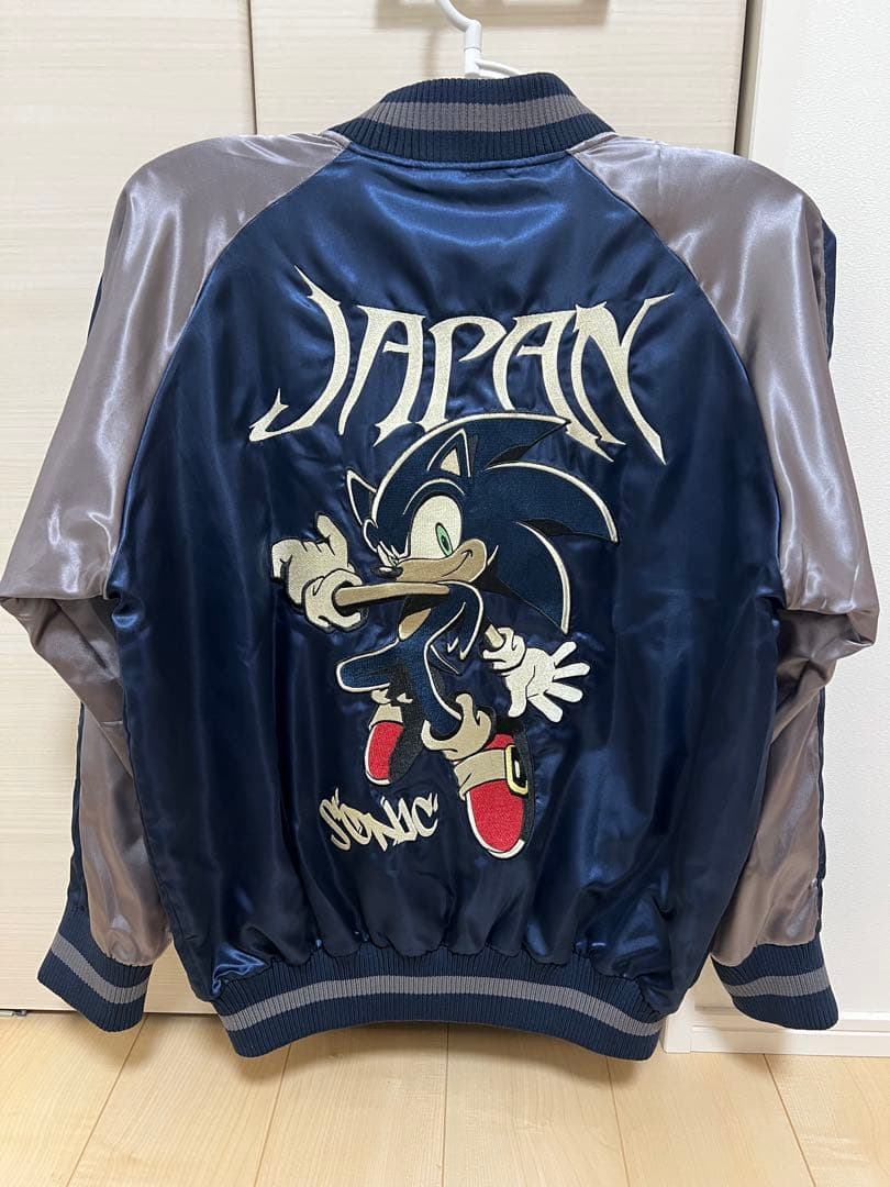 【即決に切替】コスパCOSPA　ソニック・ザ・ヘッジホッグ スカジャン Ｌ