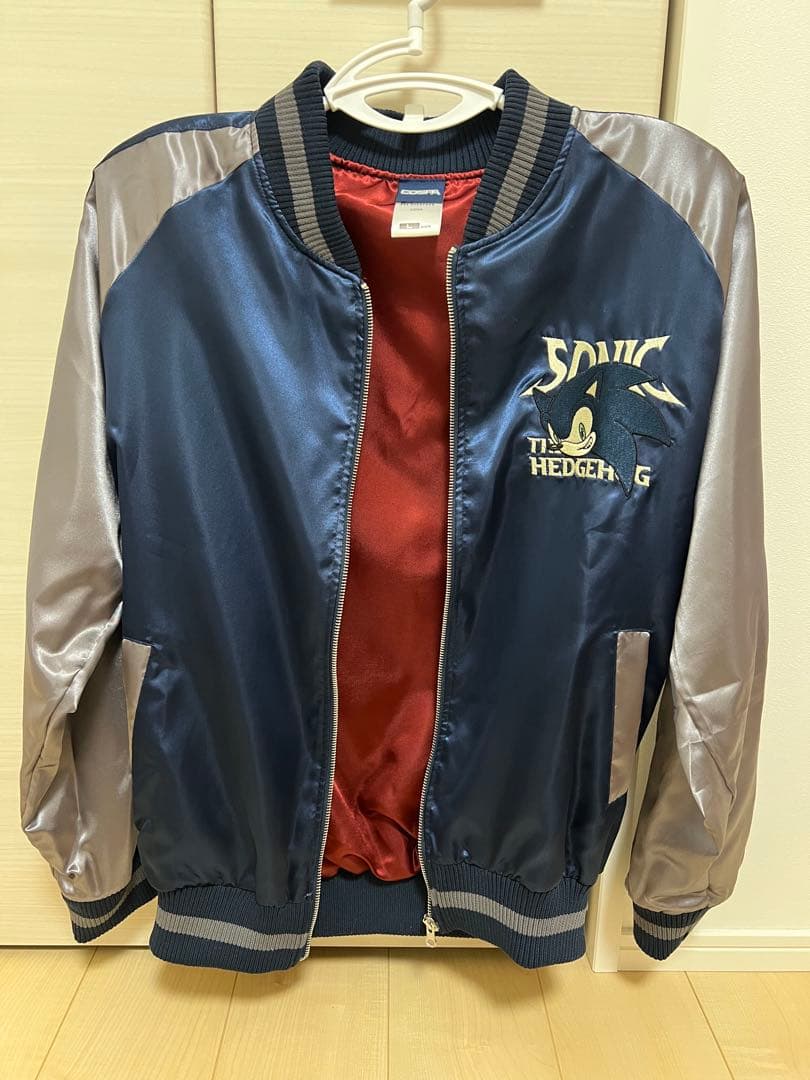 【即決に切替】コスパCOSPA　ソニック・ザ・ヘッジホッグ スカジャン Ｌ