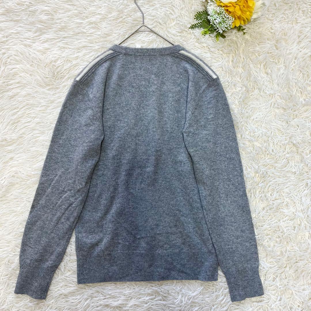 BORDERS at BALCONY ニット セーター カシミヤ 長袖 グレー
