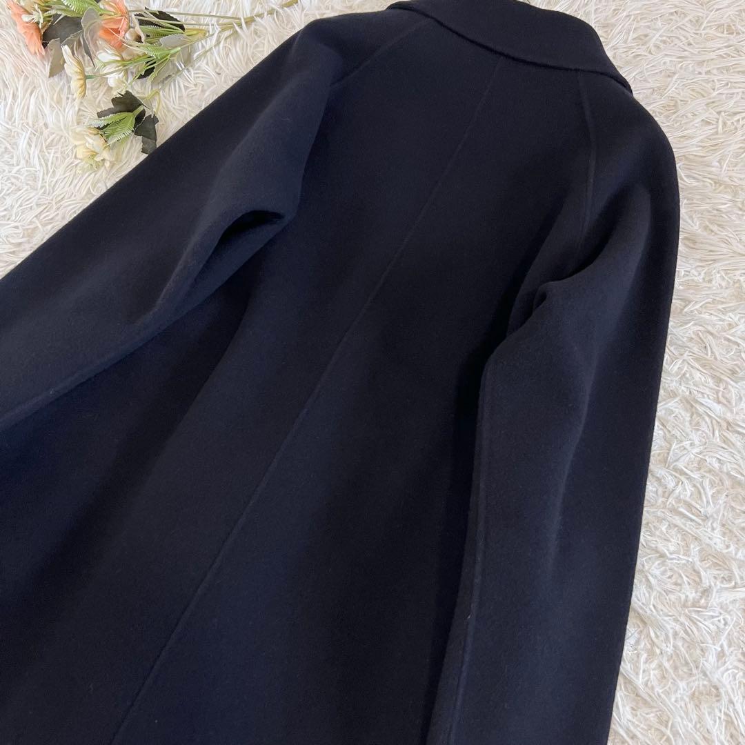 SOEJU ソージュ ウール リバー ローブ ロングコート ネイビー S