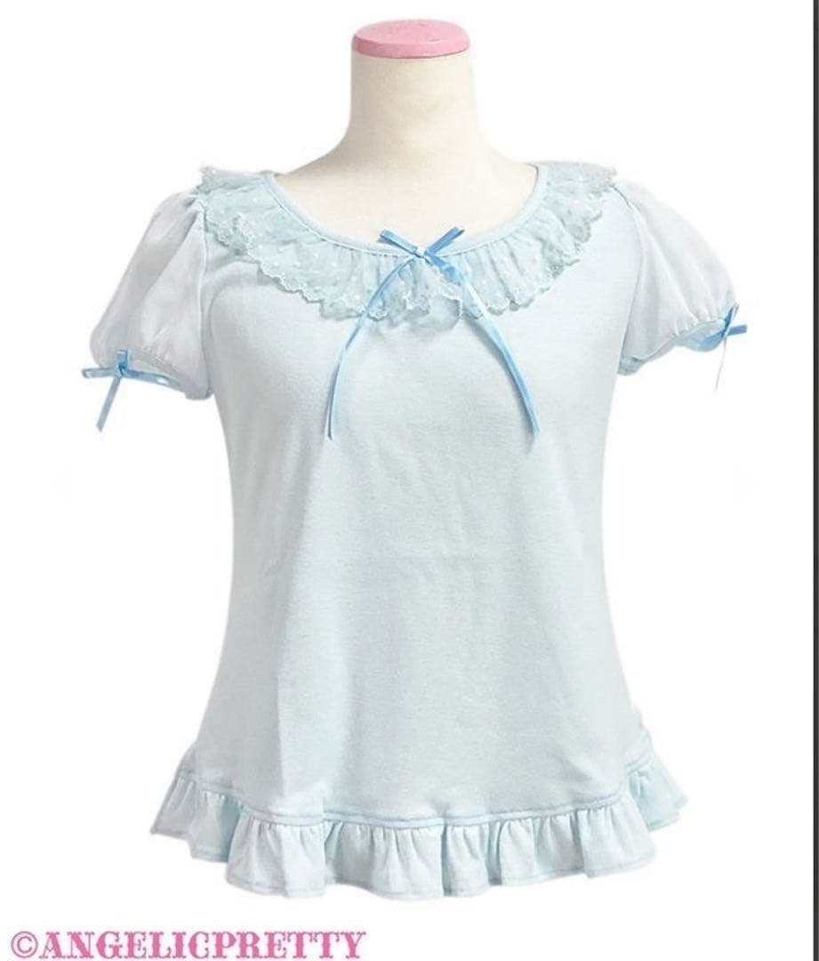 Angelic Pretty 水色 半袖トップス