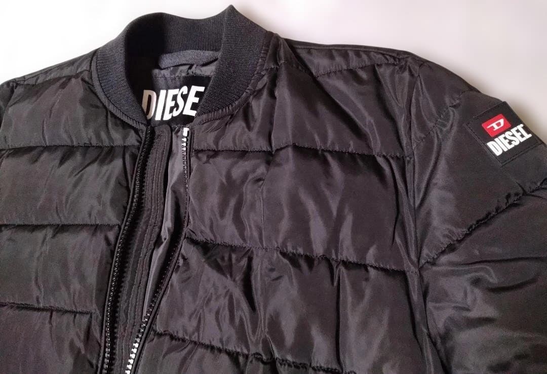 DIESEL ブラック MA-1ジャケット