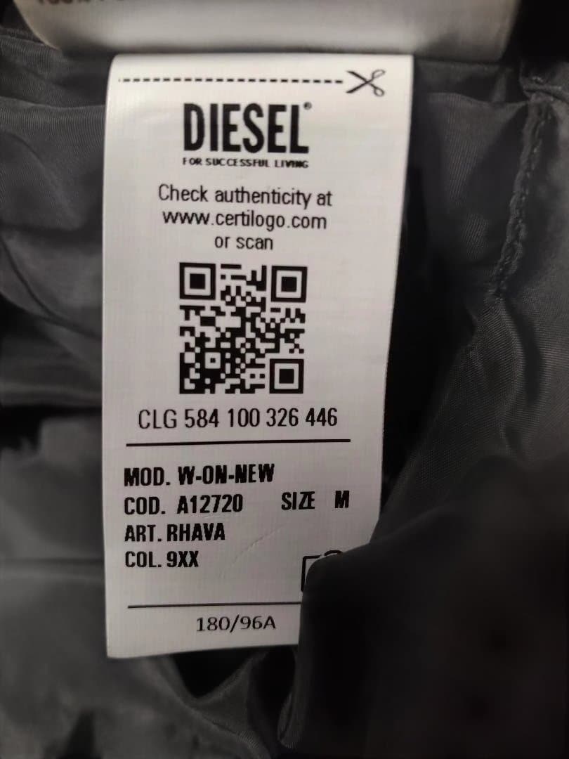 DIESEL ブラック MA-1ジャケット