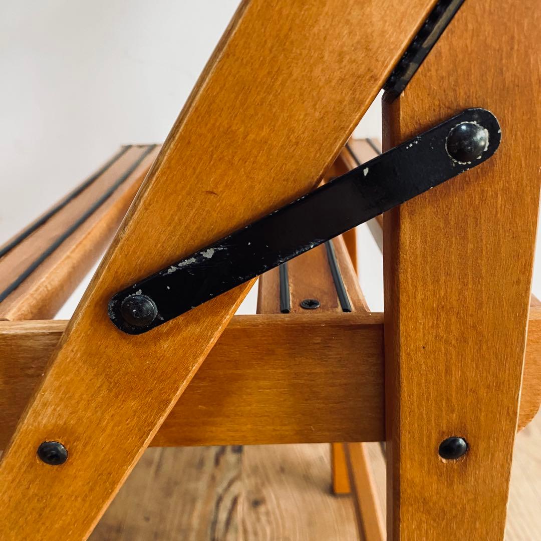 DEL FABBRO イタリア製 フォールディング チェア 椅子 折り畳み