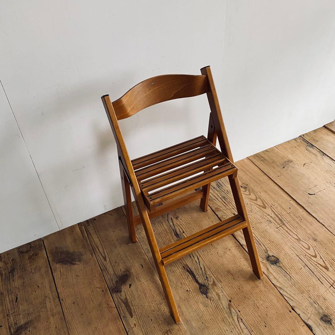 DEL FABBRO イタリア製 フォールディング チェア 椅子 折り畳み