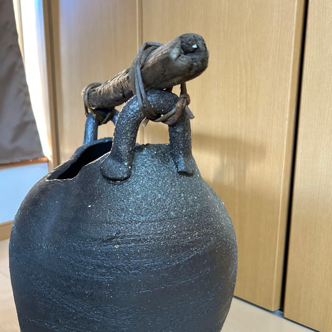 信楽焼　傘立て　インテリア