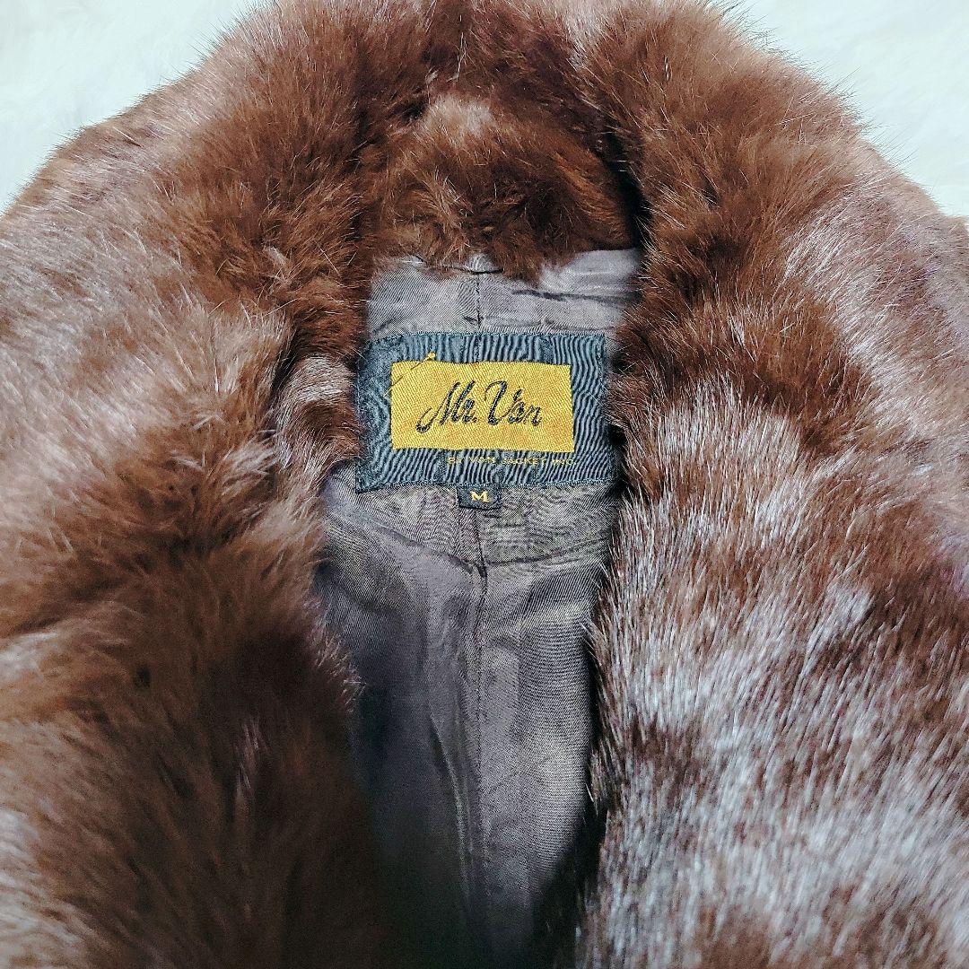 希少✨Mr.Van ラビットファー ダブルライダース 短丈 ジャケット